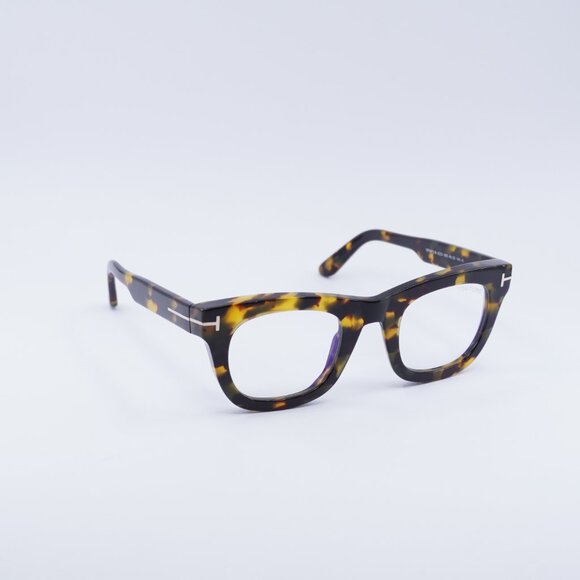 Tom Ford FT5872-B 055 Eyeglasses Havana 48mm Square Frame - Picture 7 of 9